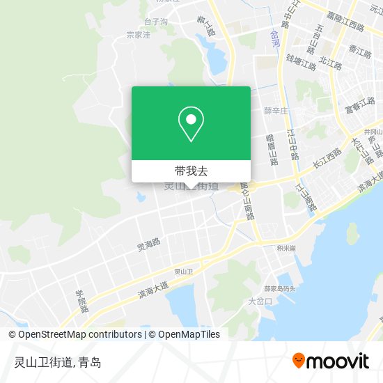 灵山卫街道地图