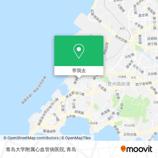 青岛大学附属心血管病医院地图