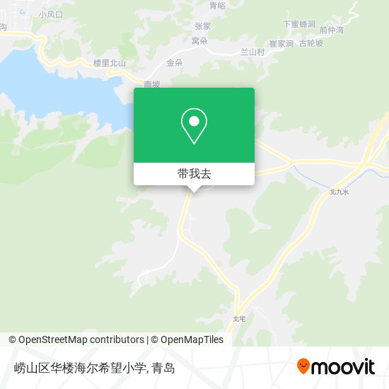 崂山区华楼海尔希望小学地图