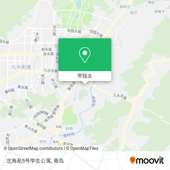 北海苑5号学生公寓地图