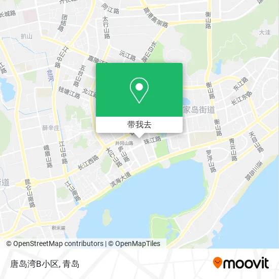 唐岛湾B小区地图