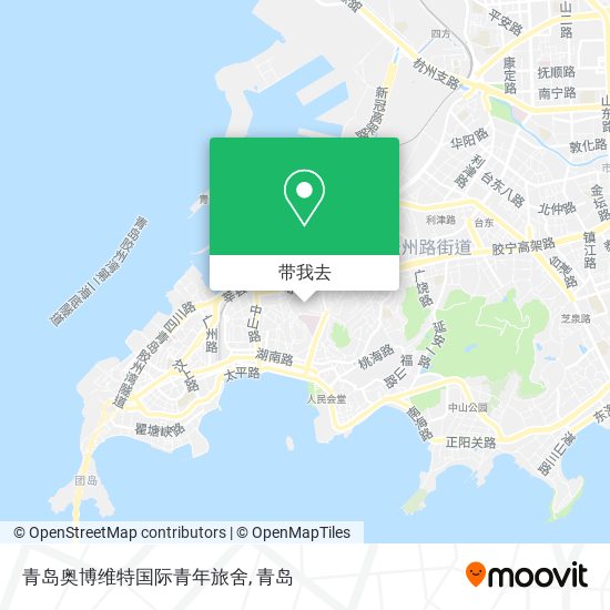 青岛奥博维特国际青年旅舍地图