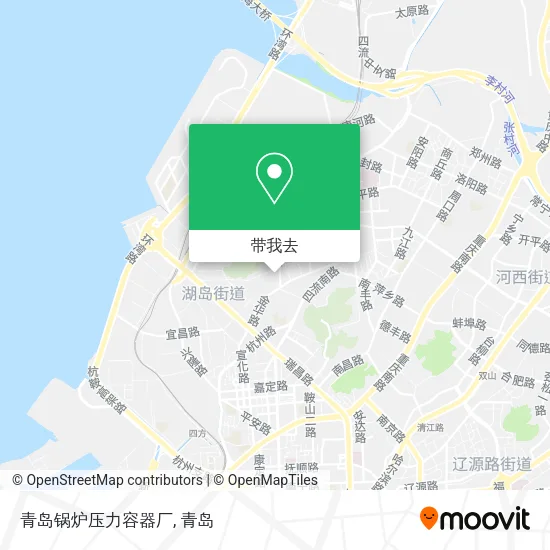 青岛锅炉压力容器厂地图