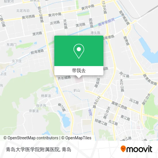 青岛大学医学院附属医院地图