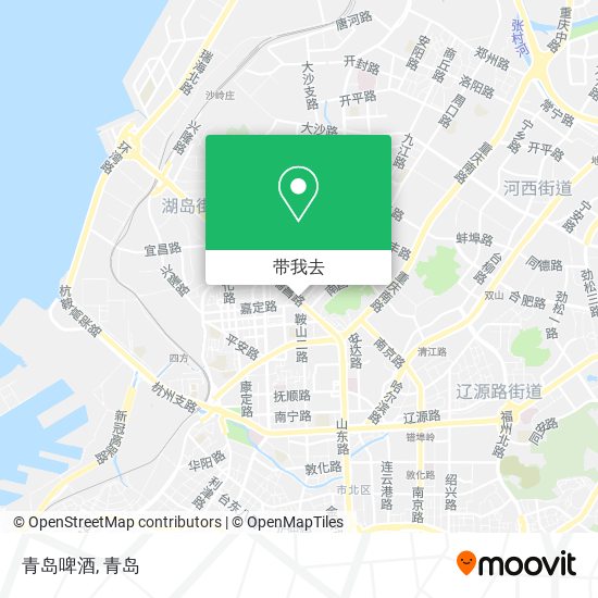 青岛啤酒地图