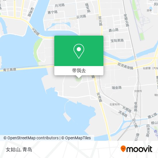 女姑山地图