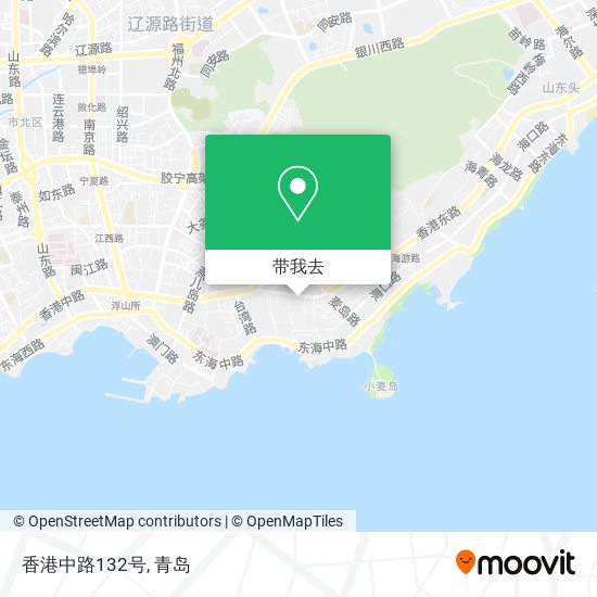 香港中路132号地图