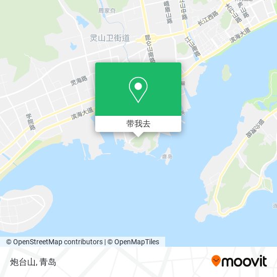 炮台山地图