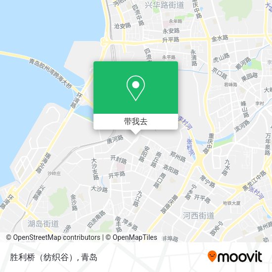 胜利桥（纺织谷）地图