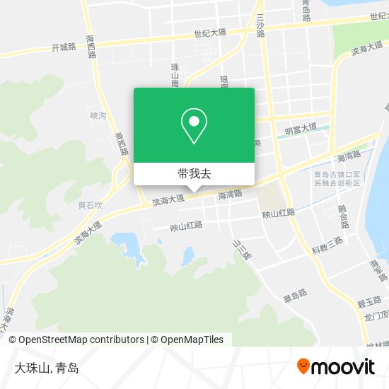 大珠山地图