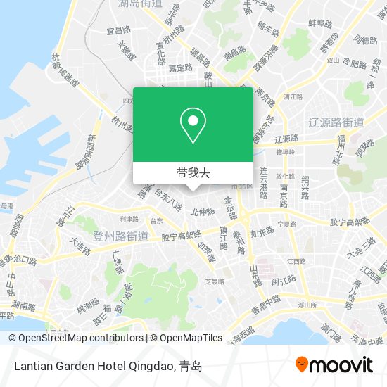 Lantian Garden Hotel Qingdao地图