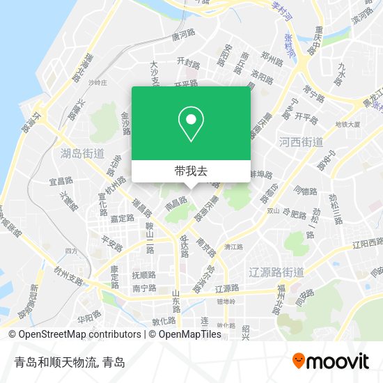 青岛和顺天物流地图