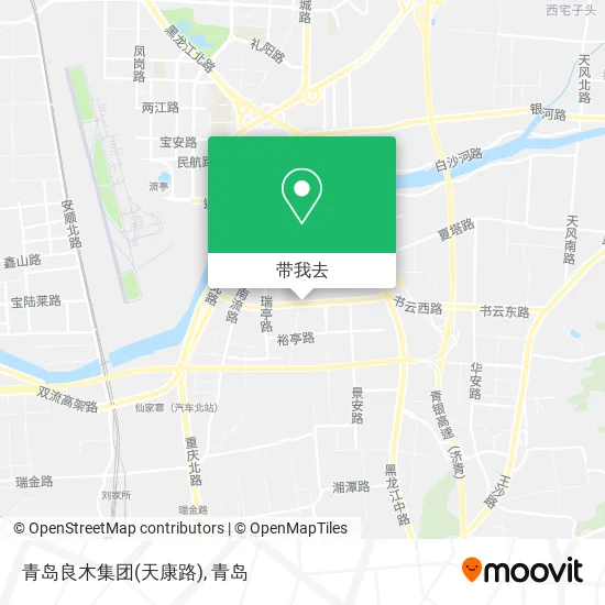 青岛良木集团(天康路)地图