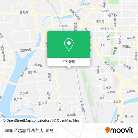 城阳区赵志成洗衣店地图