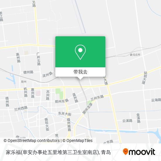 家乐福(阜安办事处五里堆第三卫生室南店)地图