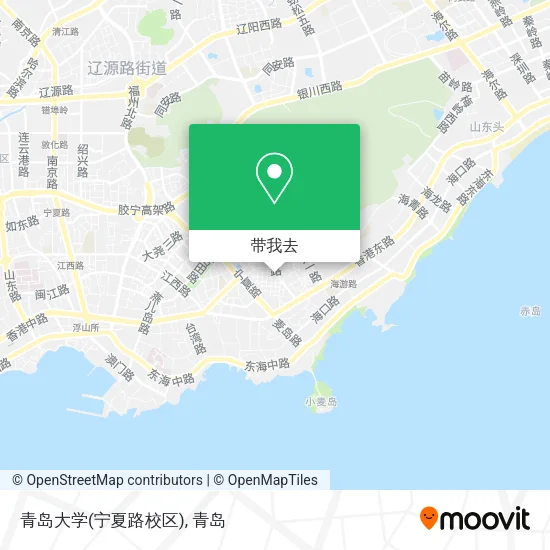 青岛大学(宁夏路校区)地图