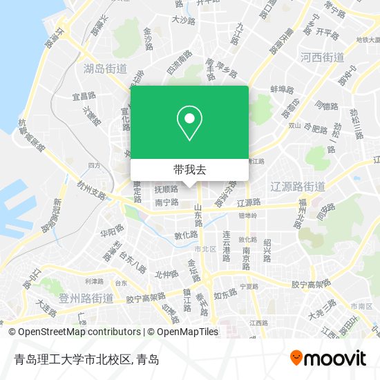青岛理工大学市北校区地图
