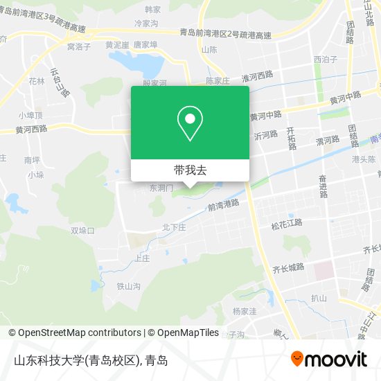 山东科技大学(青岛校区)地图