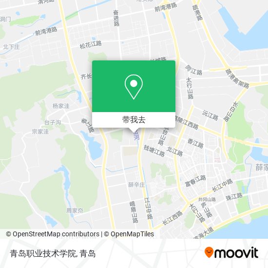青岛职业技术学院地图