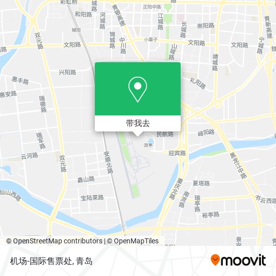 机场-国际售票处地图