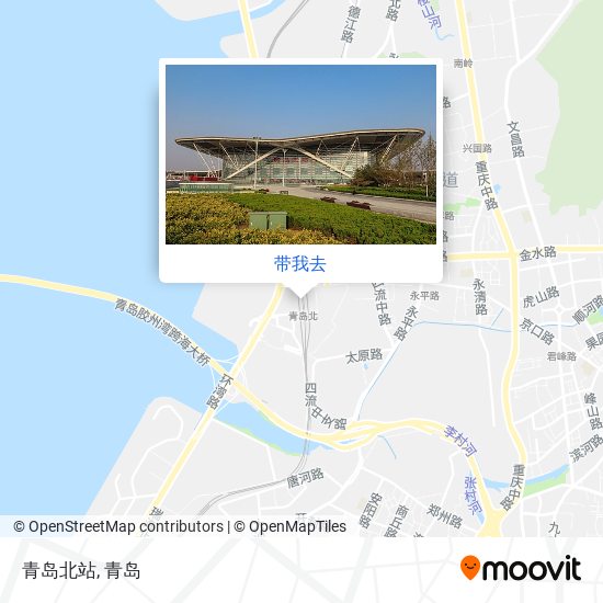 青岛北站地图