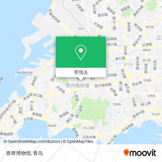 青啤博物馆地图