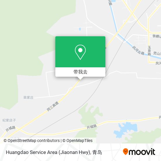 Huangdao Service Area (Jiaonan Hwy)地图