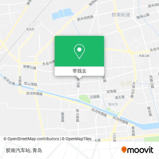 胶南汽车站地图