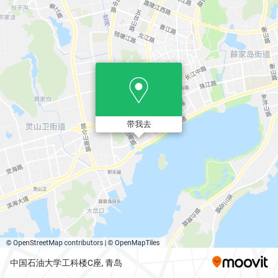 中国石油大学工科楼C座地图