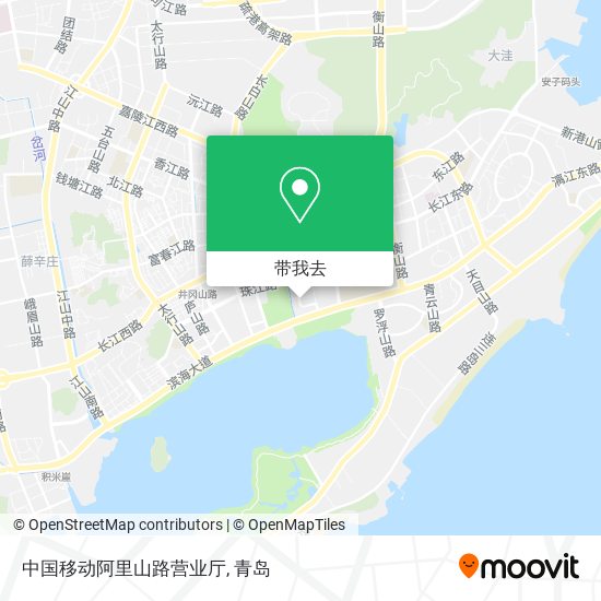 中国移动阿里山路营业厅地图