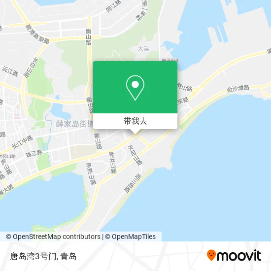唐岛湾3号门地图