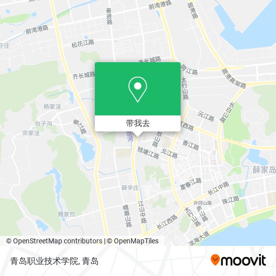 青岛职业技术学院地图