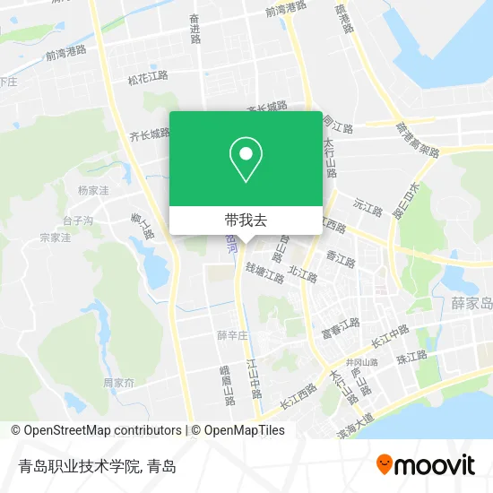 青岛职业技术学院地图