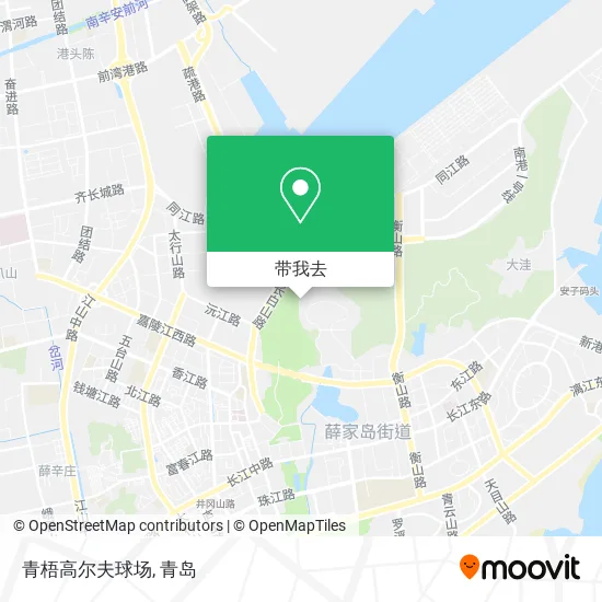 青梧高尔夫球场地图