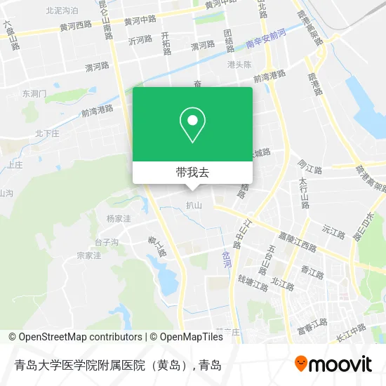 青岛大学医学院附属医院（黄岛）地图