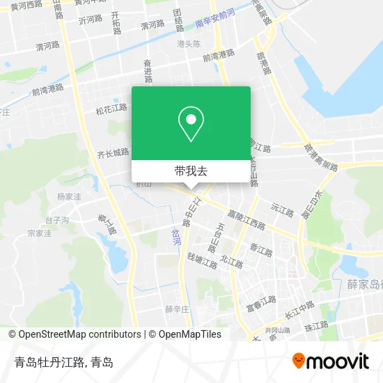 青岛牡丹江路地图