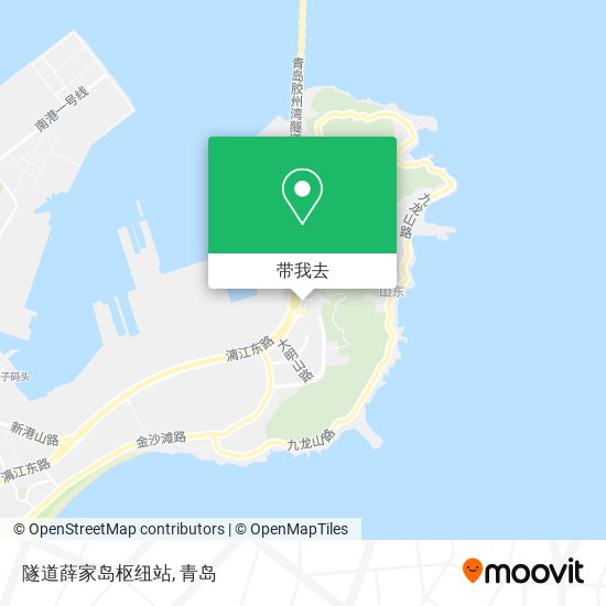 隧道薛家岛枢纽站地图