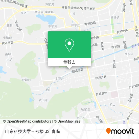 山东科技大学三号楼 J3地图
