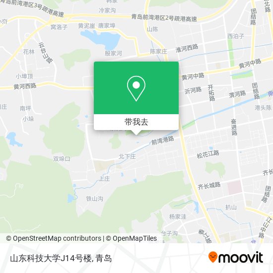 山东科技大学J14号楼地图