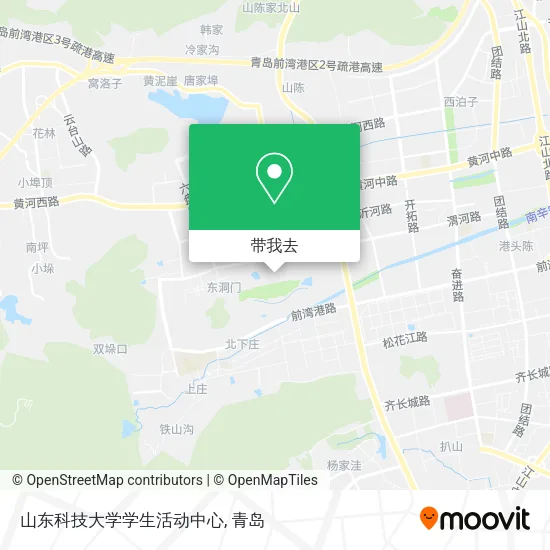 山东科技大学学生活动中心地图