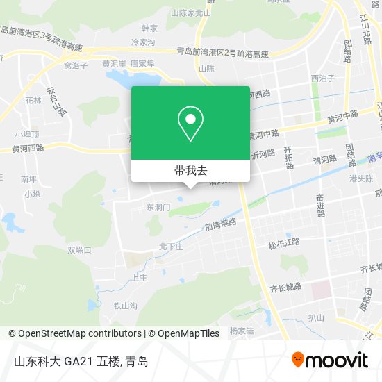 山东科大 GA21 五楼地图