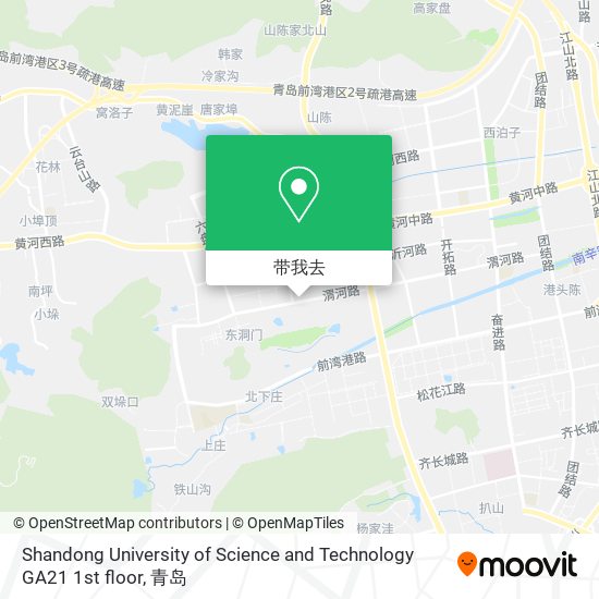 Shandong University of Science and Technology GA21 1st floor地图