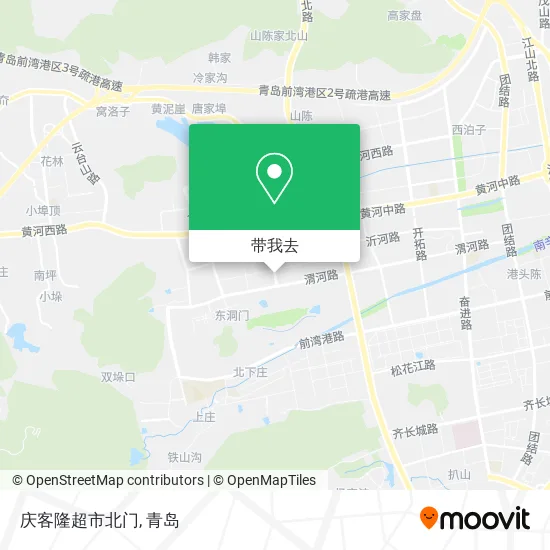 庆客隆超市北门地图