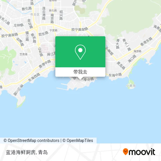 蓝港海鲜厨房地图