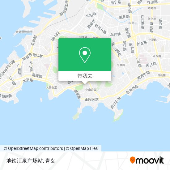地铁汇泉广场站地图