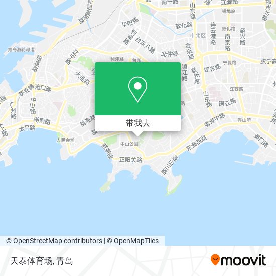 天泰体育场地图