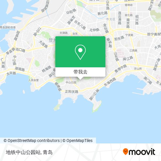 地铁中山公园站地图