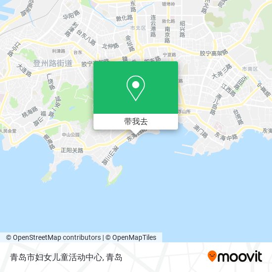 青岛市妇女儿童活动中心地图