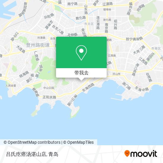 吕氏疙瘩汤湛山店地图