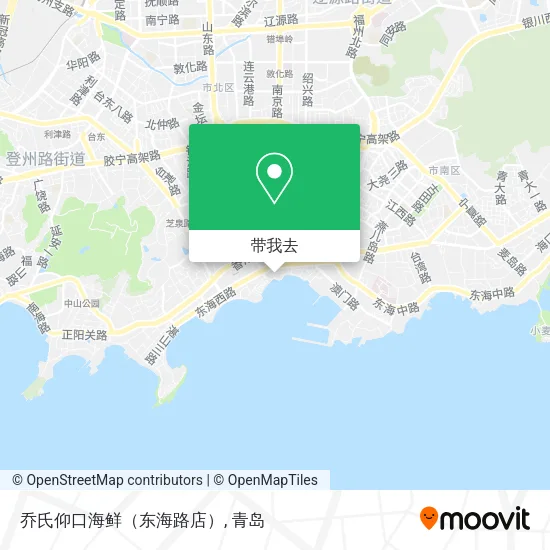 乔氏仰口海鲜（东海路店）地图